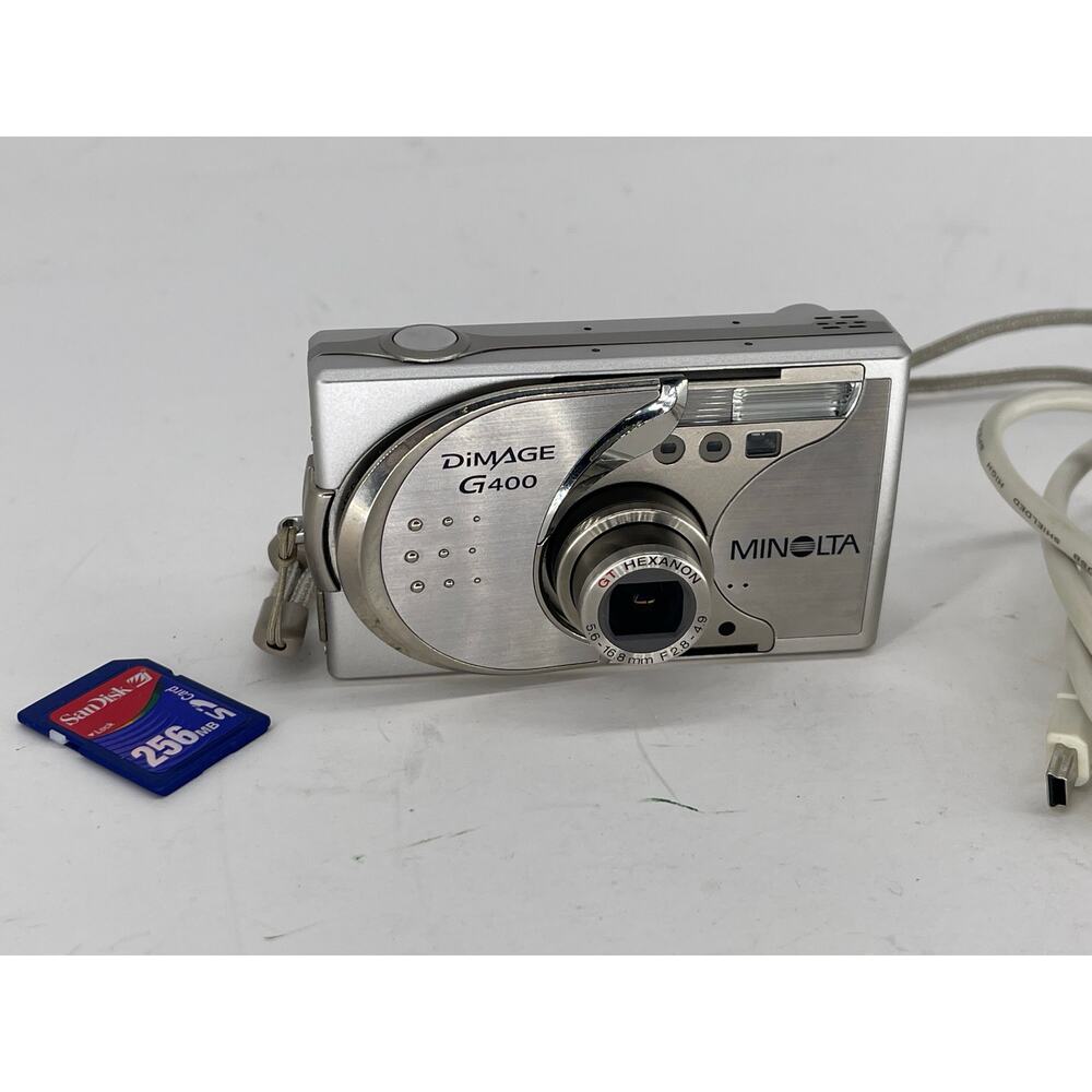 Minolta Dimage G400 4MP Compact Digital Camera Inc Carry Case